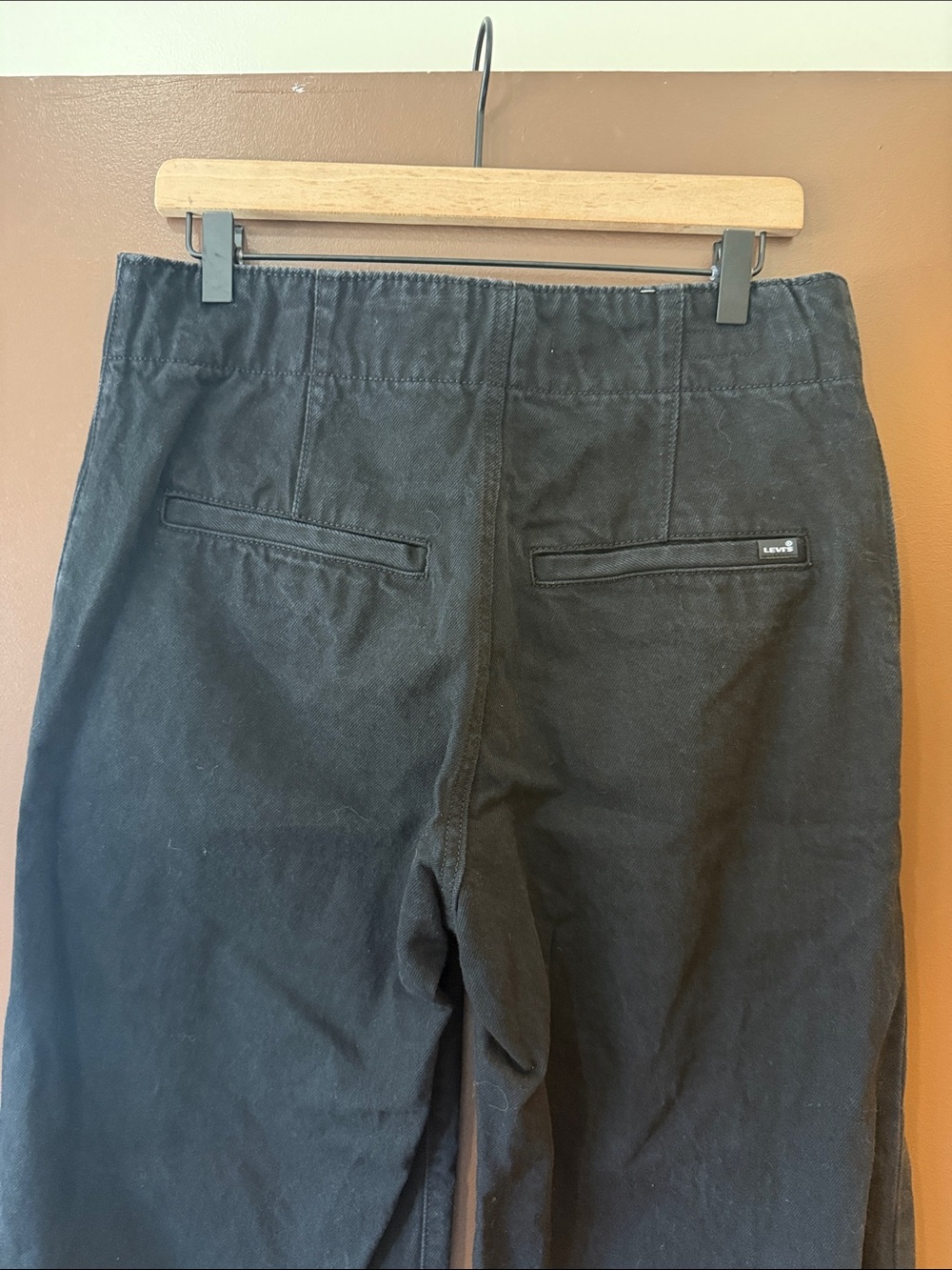 EUC Levi’s Ribcage Wide Leg Black Jeans - Picture 4 of 8